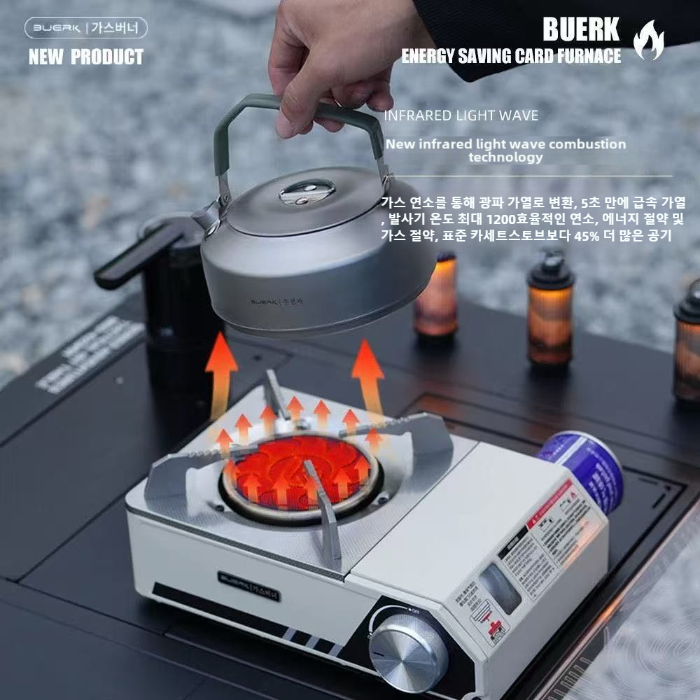 Home Cooking Gas Stove - BUERK 4000W Infrared Stove Portable High-Power