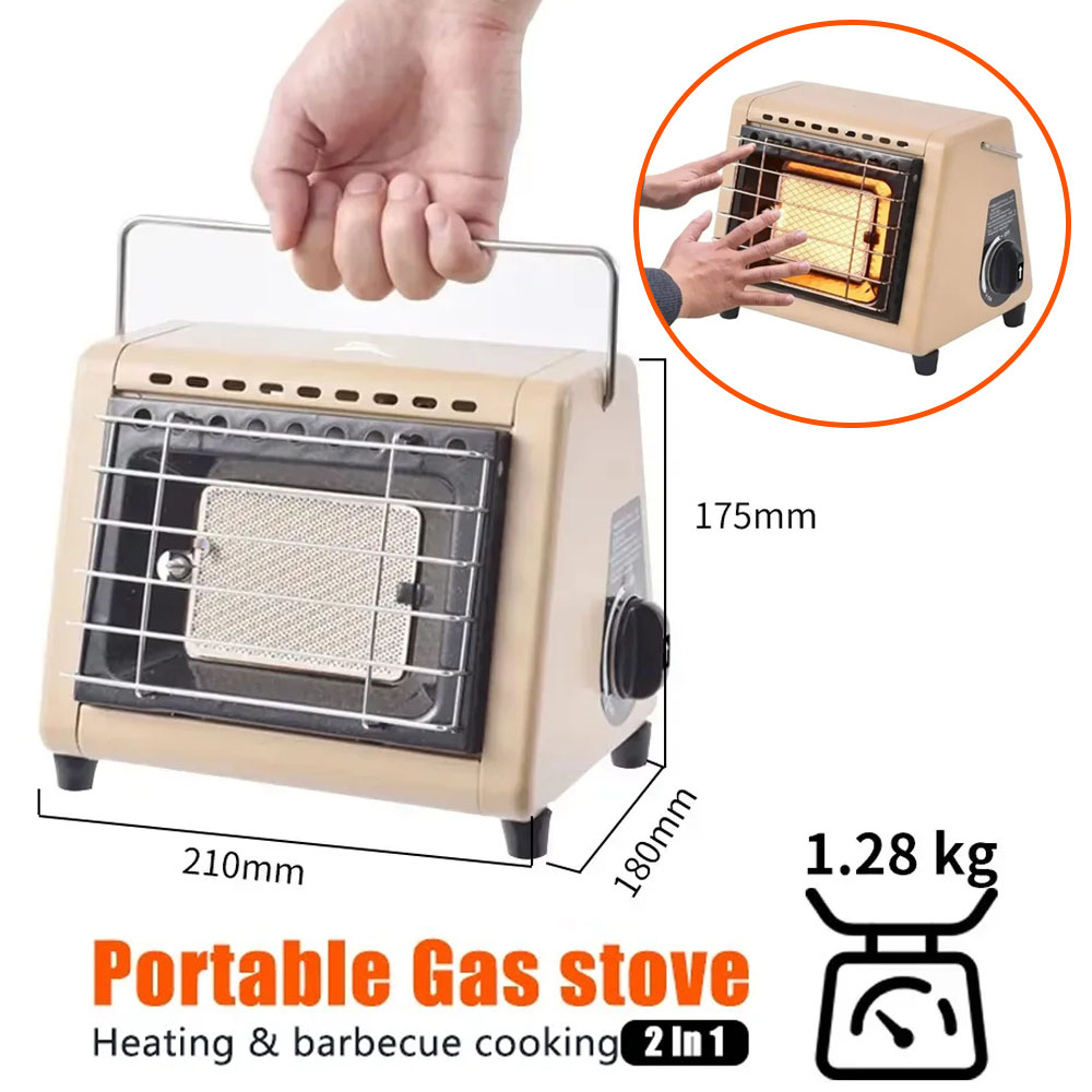 Portable 2 in 1 Gas Stove Heat - Home Cooking Heater review and price