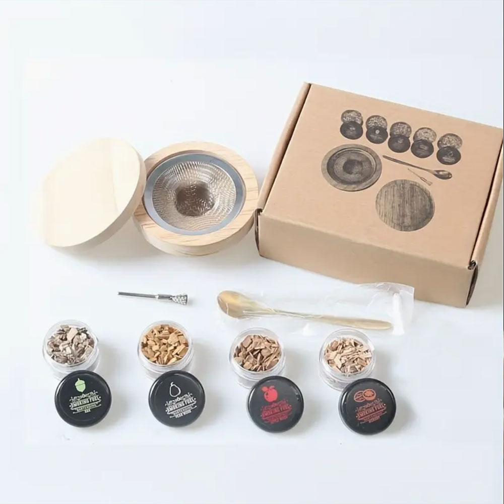 Cocktail Smoker Set Bar Wooden - Smoker Box Wood Chip review and price