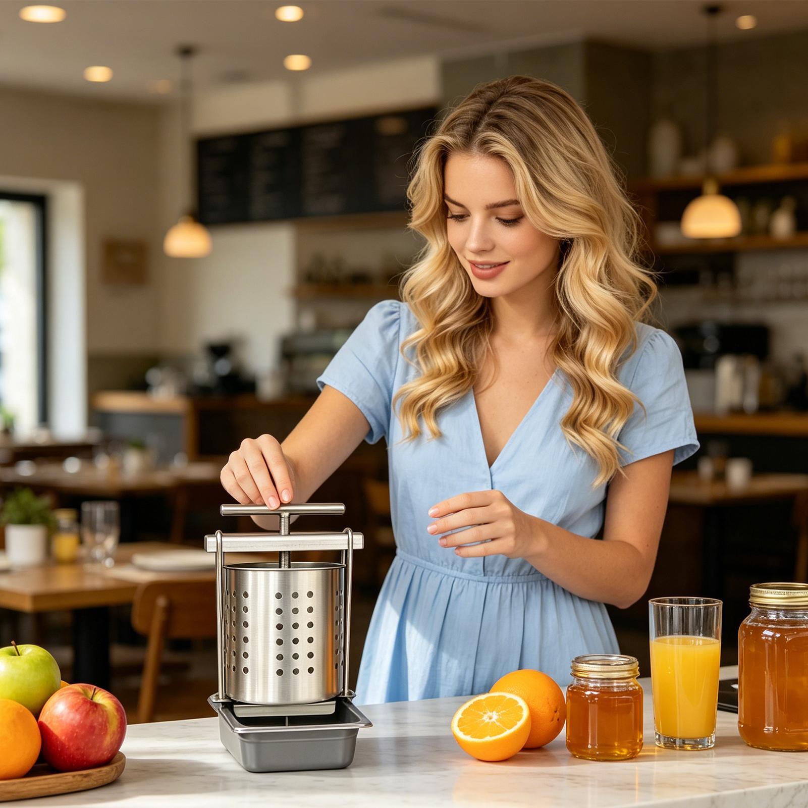 Fruit Wine Press 2.5L Stainles - Home Cooking Chef review and price