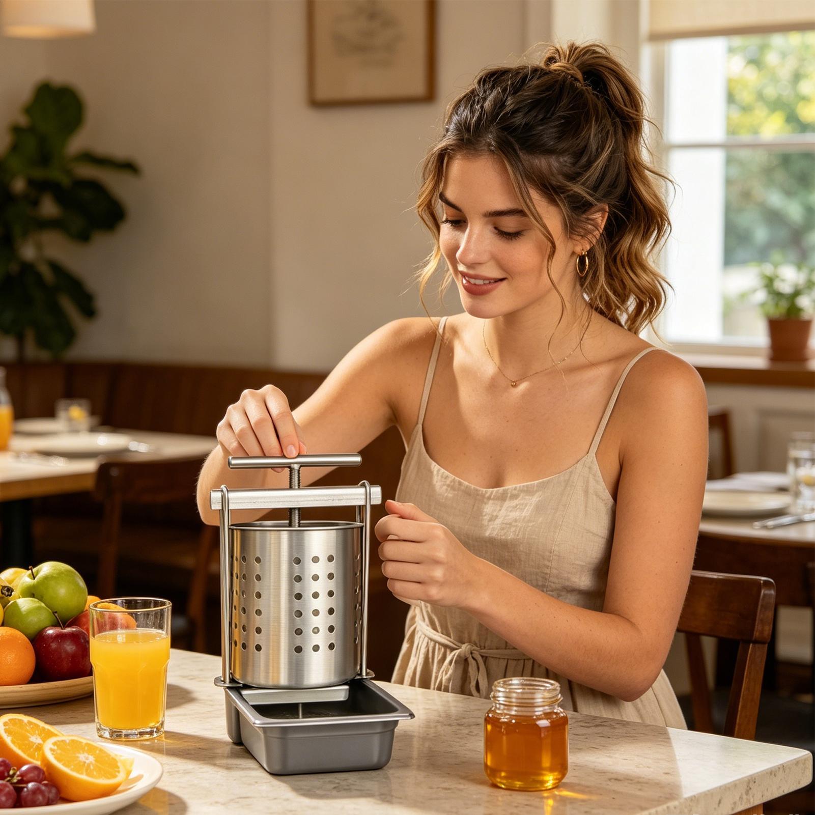 Fruit Wine Press 2.5L Stainles - Home Cooking Chef review and price