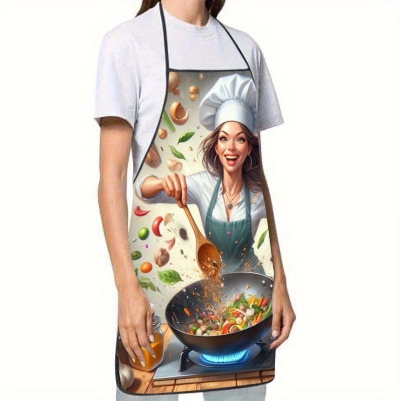 Vegetable Cooking Print Apron, - Home Cooking Chef review and price