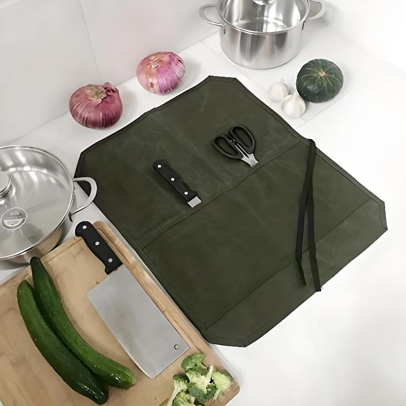 Canvas Knife Roll Storage Bag  - Home Cooking Chef review and price