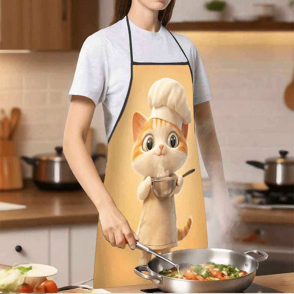 Cute Chef Cat Apron, Adorable  - Mom'S Home Cooking review and price